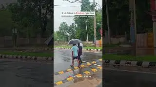 It's 6:30 am in Rourkela right now 💯☔ #shorts #shortsfeed #barish #monsoon #rourkela
