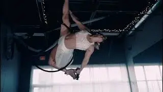 Brittyni Carlson Lyra Aerial Hoop Picskate Rollerblade Aerial Act Reel