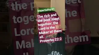 Proverbs 22:2 - Impartiality No. 1 - Random Bible Proverb #bible #shorts #jesus