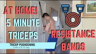 5 MINUTE RESISTANCE BAND TRICEP WORKOUT