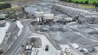 Aerial View of Our Quarry in Action | Bennettsbridge Limestone