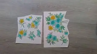 VIDEO #16 Book Jacket Card using Pinkfresh Flowers for the Soul