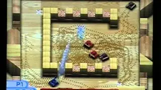 Wii Play Tanks! Mission 91-100, 13 lives remaining!