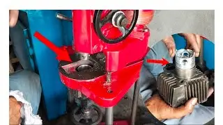 Cylinder Boring Machine How to bore a cylinder with machine and piston fitting