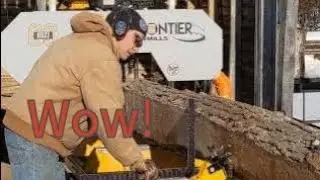 Red Oak Deck Boards; From Log to Deck Board with My Frontier Sawmill
