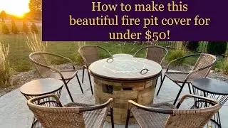 easy DIY Fire pit cover for under $50