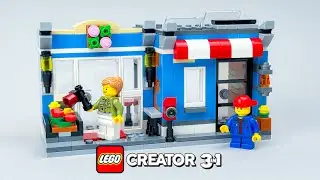 FLOWER SHOP: Time Lapse Build! (LEGO Creator 3in1 31050)