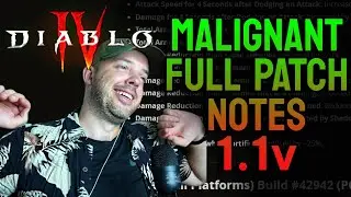 Diablo 4 - Patch Notes that Break the game with HUGE Nerfs for every class
