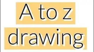 Alphabet AtoZ 👆for kids practice home work with pictures ✍️drawing 🌹🌿self 💯✍️