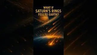 What If Saturn&rsquo;s Rings Fell to Earth? 🌌🔥#saturn #whatif #shockingscience #shorts