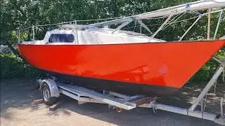 Jaguar 21 Sailing Boat Yacht Project - Part 4 - Antifouling
