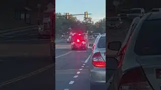 ***Extreme Airhorn*** Prince William county fire engine 523 responding #fast #fire #automobile #horn