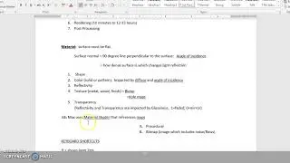 3d Animation Notes Video