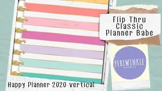 Classic Planner Babe Happy Planner | Flip Thru