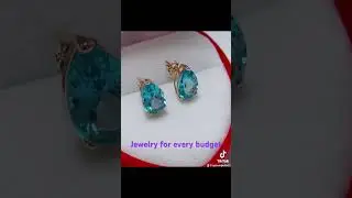 eBay id: uwillove-it#14k solid gold #earrings #blue#finejewelry #clearance #teardrop #yellowgold