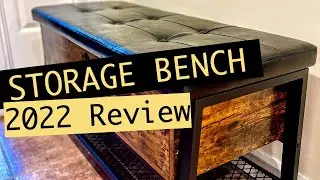 VASAGLE INDUSTRIAL STORAGE BENCH REVIEW 2022