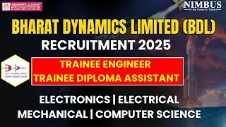 BDL Recruitment 2025 | BDL 2025 Notification Out! | BDL Trainee Engineer & Diploma Assistant Vacancy