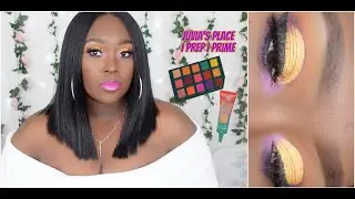 TRYING OUT JUVIAS PLACE I PREP I PRIME PRIMER | YELLOW GOLDEN MAKEUP TUTORIAL