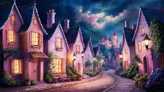 Whimsical Night Scene in Painterly Style | AI Reimagines a Fantasy World of Fairy Tale Magic - Pt. 7