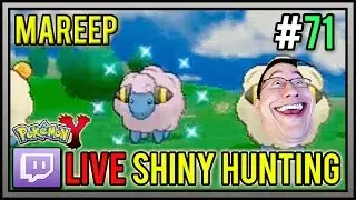 Pinkiplier The Shiny Mareep at 88 Horde Encounters | Live Shiny Pokemon #71 | Pokemon X and Y