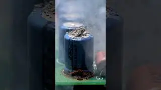 WARNING: Scary Close-Up of an Electrical Fire 21 #shorts