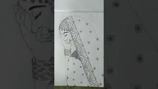 Traditional Bride Drawing