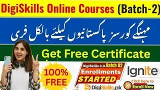 Digiskills 3.0 Batch 2 Enrollment Started| Free Government Online Courses With Certificates 