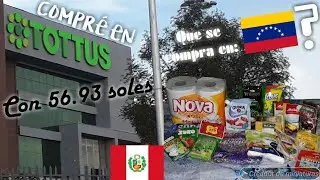Lo que compr&eacute; en Tottus VS Lo que se compra en Venezuela | VENEZOLANOS EN PER&Uacute;