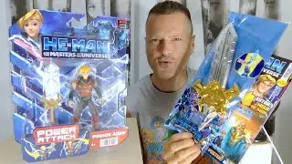 He Man and the Masters of the Universe CGI Power Attack Prince Adam and German Magazine Power Sword