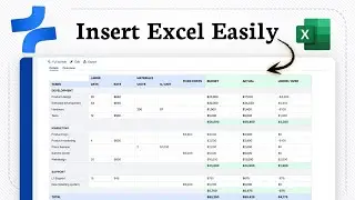 How to Insert an excel document in Confluence page