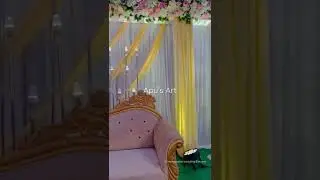 DIY Reception backdrop #shorts #short #shortvideo #wedding #decoration #decor  #youtubeshort