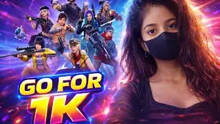 🔴 TARGET 1K 🎯 FREE FIRE LIVE STREAMING 🔥