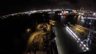 Departure of the `Saga Sapphire` from Damen Shiprepair Rotterdam