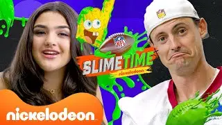 Slimetime Hangs Out With NFL Washington Commanders Tress Way! | Nickelodeon