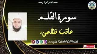 Surah Qalam - By Aaqib Falahi - #aaqibfalahiofficial#surahqalam#falahi#hathoda#bayan#qirat#shorts