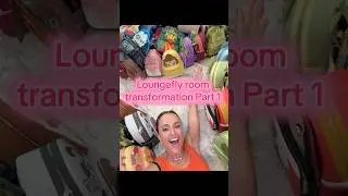Summer project 2025:NEW LOUNGEFLY ROOM Part 1 ! #youtube #disney #loungefly #viral #shorts #unboxing