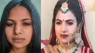 Real HD Bridal Makeup Tutorial Step by Step for beginners with full product details