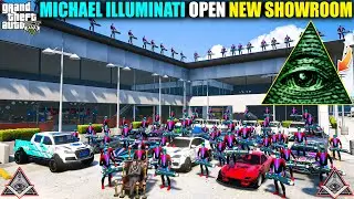 🔺GTA 5 : MICHAEL THE INDIAN MAFIA ILLUMINATI OPEN NEW SHOWROOM WITH EID GIFT  UNDERWATER MAFIA 🔥