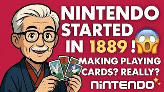 Nintendo was founded in 1889 as a Playing Card Company #nintendo  #nintendohistory  #historymemes