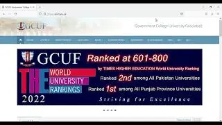 STUDENT RECORD CORRECTION PERFORMA GCUF #GCUF  #GCUF IT    #GC UNIVERSITY FAISALABAD  #IT SERVICES