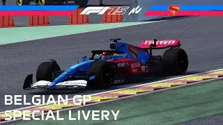 MGCH X Superman F1 Belgium GP Special Livery Onboard | F1 Assetto Corsa