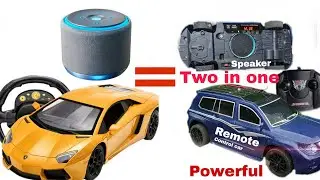 Bluetooth speakers and remote control car in one design (very easy) Easy to make 