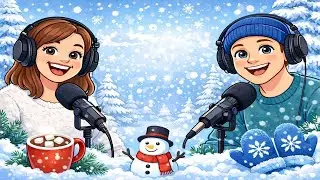Winter Season ☃️ | Calm & Friendly English Podcast with Emma & Tom | Listen & Learn English.