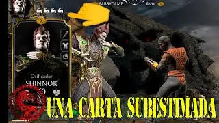 SHINNOK OSIFICADOR  PUEDE ACUMULAR MAS DE 100% DE ATAQUE FACIL/MORTAL KOMBAT MOBILE