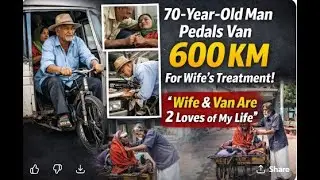 70-YEAR-OLD MAN PEDALS VAN 600 KM FOR WIFE'S TREATMENT IN ODSHIA | IDNews