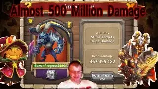 Archdemon Almost 500 Million Damage using F2P Heroes - Castle Clash