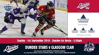 01/09/2019 - Dundee Stars v Glasgow Clan