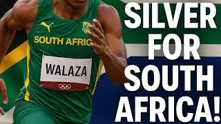 Bayanda Walaza Makes Olympic History! 🇿🇦 South Africa Wins Silver in 4x100m Relay | Paris 2024
