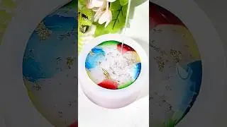 - a resin colored jar! 🌈#bondcraftor #resin#resincrafts #diy #resinbox