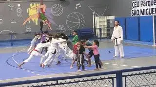 KARATÊ DO BABY CLASS  AO TATAME DOS GRANDES